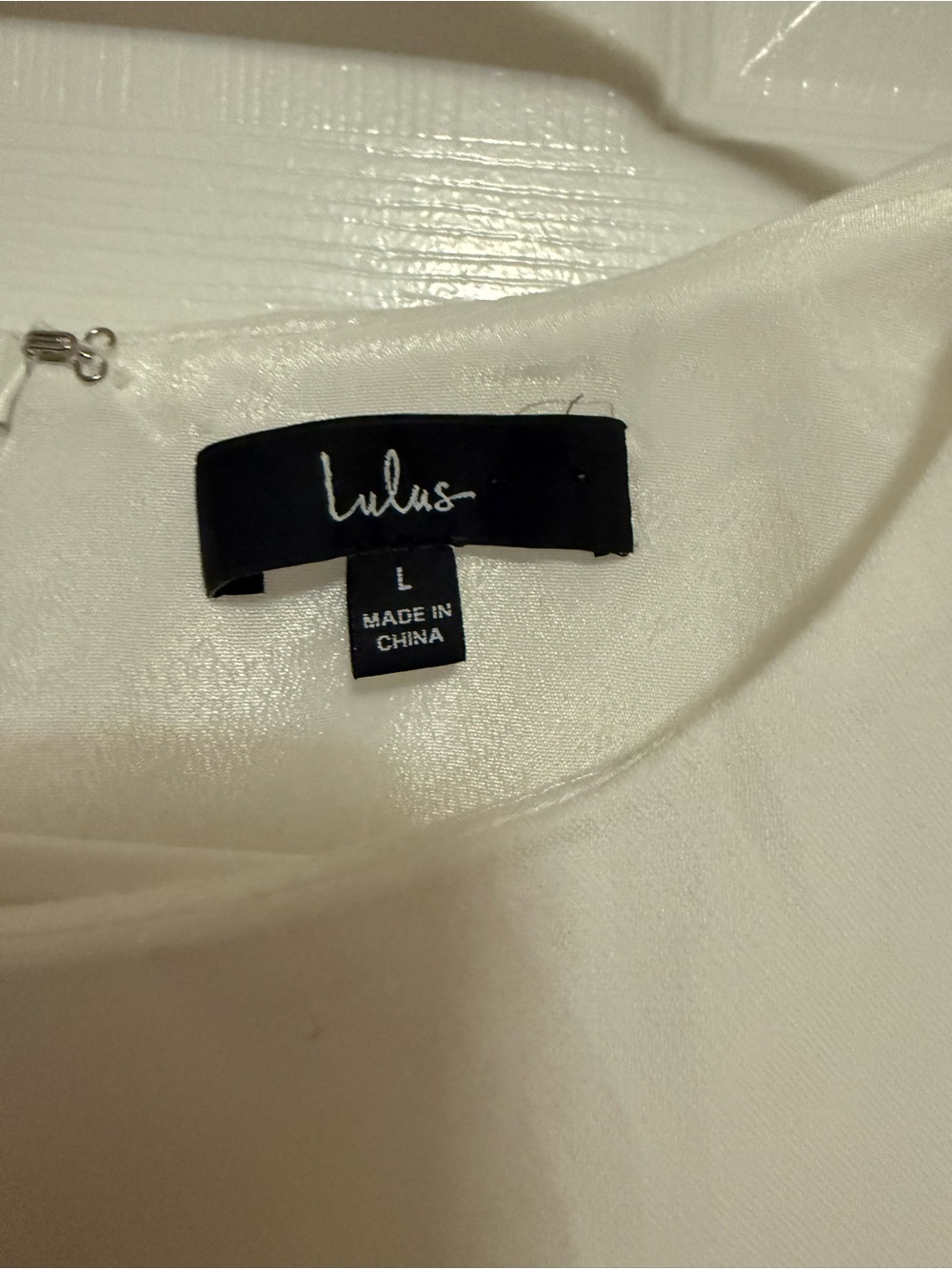 Lulu's White One-Shoulder Ruffle Mini Dress - Picture 4 of 4